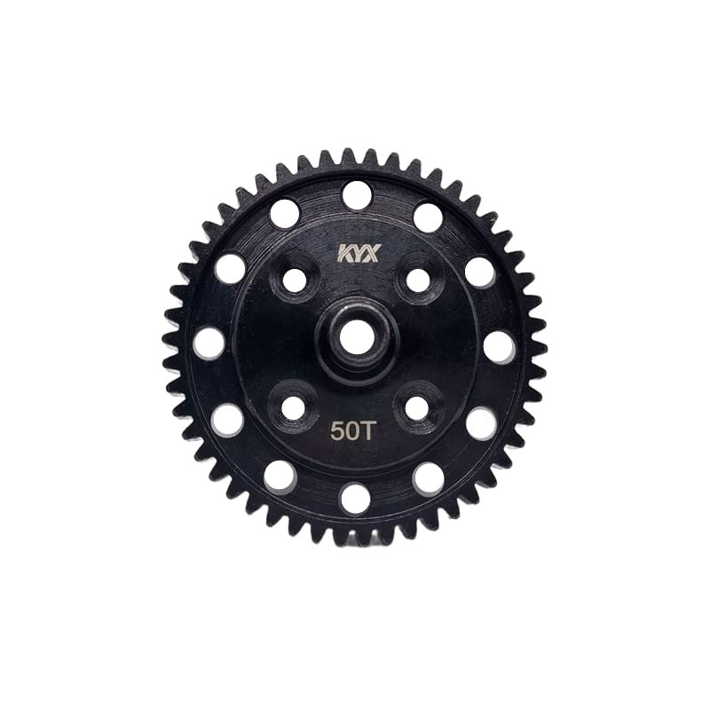 KYX Racing Hardened Steel Transmission Gear Spur Gear 50T Plate Diff Upgrades Accessories for 1/7 1/8 RC Crawler Car Arrma Karton Fireteam Mojave