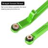 AllinRC Steering Links Aluminum Steering Linkages for Axial SCX24 C10 Gladiator Bronco Wrangler Deadbolt (Green) view 2