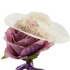 XGNG 6PCS 4 Inches Miniature Doll Hats Mini Imitation Straw Knitting Hats for Dollhouse DIY Craft Decoration Accessories view 4