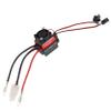 Treehobby RC Car 60A Brushed ESC Electric Speed Controller with Cooling Fan Compatible with Traxxas TRX4 TRX6 D90 HSP Tamiya Redcat Axial SCX10 HPI 4WD Truck 1/10 RC Truck Car Crawler (Tamiya Plug) view 3