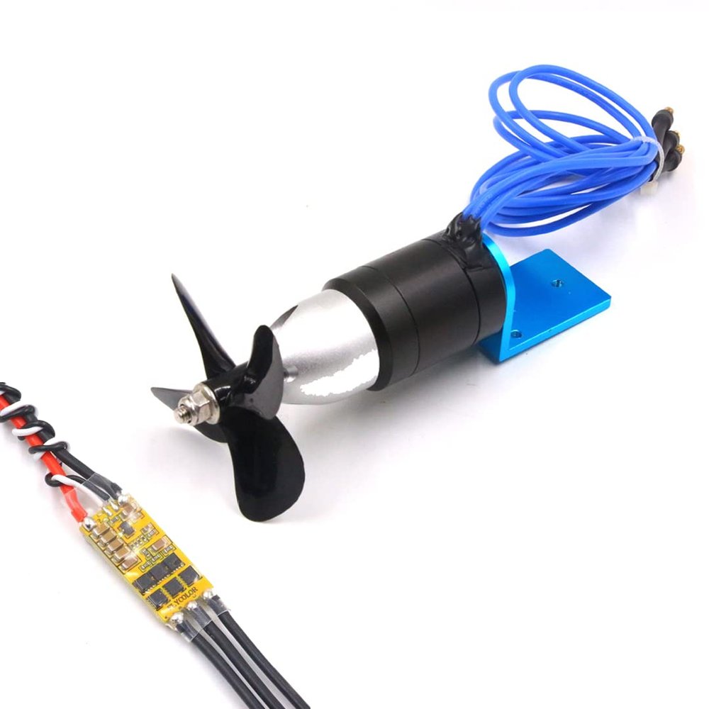 24V Underwater Thruster With Electronic Speed Control Brushless Motor 30A Splash Proof For ROV Ship Model - (Speed(RPM): Clockwise)