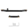 AllinRC SCX24 Steering Links Aluminum Steering Linkage Set High-Tightening Links for Axial SCX24 1/24 Upgrades (Black) view 1