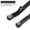 AllinRC SCX24 Steering Links Aluminum Steering Linkage Set High-Tightening Links for Axial SCX24 1/24 Upgrades (Black) view 2