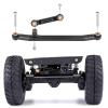 AllinRC SCX24 Steering Links Aluminum Steering Linkage Set High-Tightening Links for Axial SCX24 1/24 Upgrades (Black) view 3