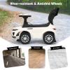 HONEY JOY Ride On Push Car, Foot to Floor Ride On Sliding Car Push Handle & Detachable Guardrail, Sound & Lights, Under Seat Storage, Push Cars for Toddlers 1-3, Gift for Kids Boys Girls(White) view 3