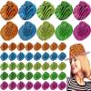 Handepo 50 Pcs Neon Party Hats for Adults Kids Halloween Colorful Plastic Cowboy Party Hats UV Reactive Fluorescent for Glow Birthday Weddings Carnival Concerts Music view 1