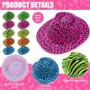 Handepo 50 Pcs Neon Party Hats for Adults Kids Halloween Colorful Plastic Cowboy Party Hats UV Reactive Fluorescent for Glow Birthday Weddings Carnival Concerts Music view 3