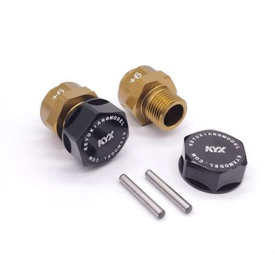 KYX Racing Aluminum 17mm Wheel Hex 6mm Offset Extension Upgrades Accessories for 1/7 1/8 RC Crawler Car Arrma Karton Fireteam Notorious Outcast Talion