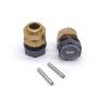 KYX Racing Aluminum 17mm Wheel Hex 6mm Offset Extension Upgrades Accessories for 1/7 1/8 RC Crawler Car Arrma Karton Fireteam Notorious Outcast Talion view 2