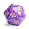 20 Sided DND Dice,D20 Giant Polyhedral Dice,55mm Titan Large Pearl Color D20 Dice,20 Sided Cube D&D Dice Set for Dungeons and Dragons, RPG, MTG Table Games(Purple-Pearl Series)