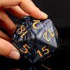 20 Sided DND Dice,D20 Giant Polyhedral Dice,55mm Titan Large Pearl Color D20 Dice,20 Sided Cube D&D Dice Set for Dungeons and Dragons, RPG, MTG Table Games(Black-Pearl Series) view 3