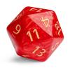 20 Sided DND Dice,D20 Giant Polyhedral Dice,55mm Titan Large Pearl Color D20 Dice,20 Sided Cube D&D Dice Set for Dungeons and Dragons, RPG, MTG Table Games(Red-Pearl Series) view 1