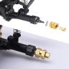 AllinRC Brass Steering Knuckles and Extended 7mm Wheel Hex Hub with Ball Bearings Compatible with Axial SCX24 1/24 RC Crawler Car AXI90081 Upgrades Parts (Gold) view 4