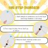 Jerify Wrist Balls on a String with Elastic String Return Ball Bulk Flashing Wristband Toys LED Birthday Party Favors for Birthday Halloween Christmas (24 Pieces) view 4