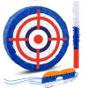 Deekin 3 Pcs Dart Piata Set Include Large Dart Gun Shooting Target Piata with Stick Eye Mask for Kids Birthday Party Game Favors Supplies 12.8x12.8 Inch view 1