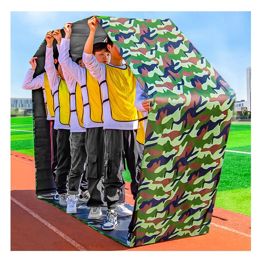 Playing Run Mat Adult Kids Teamwork Game - Oxford Cloth Running Mat, Fun Multiplayer Co-op Game Props (Size : Adult-6M/20FT)