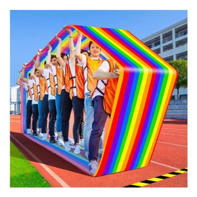 Playing Run Mat Kids Adult Teamwork Carnival Game, Parent-Child Game Props for School Kindergarten Nursery Group Activities, for Indoor and Outdoor (Size : Adults/11m)