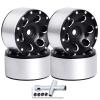 GoHobby 1.0 Beadlock Wheels 1" Micro Wheel Rims for All 1/24 Scale Axial SCX24 RC Crawler Car Upgrades Accessories view 1