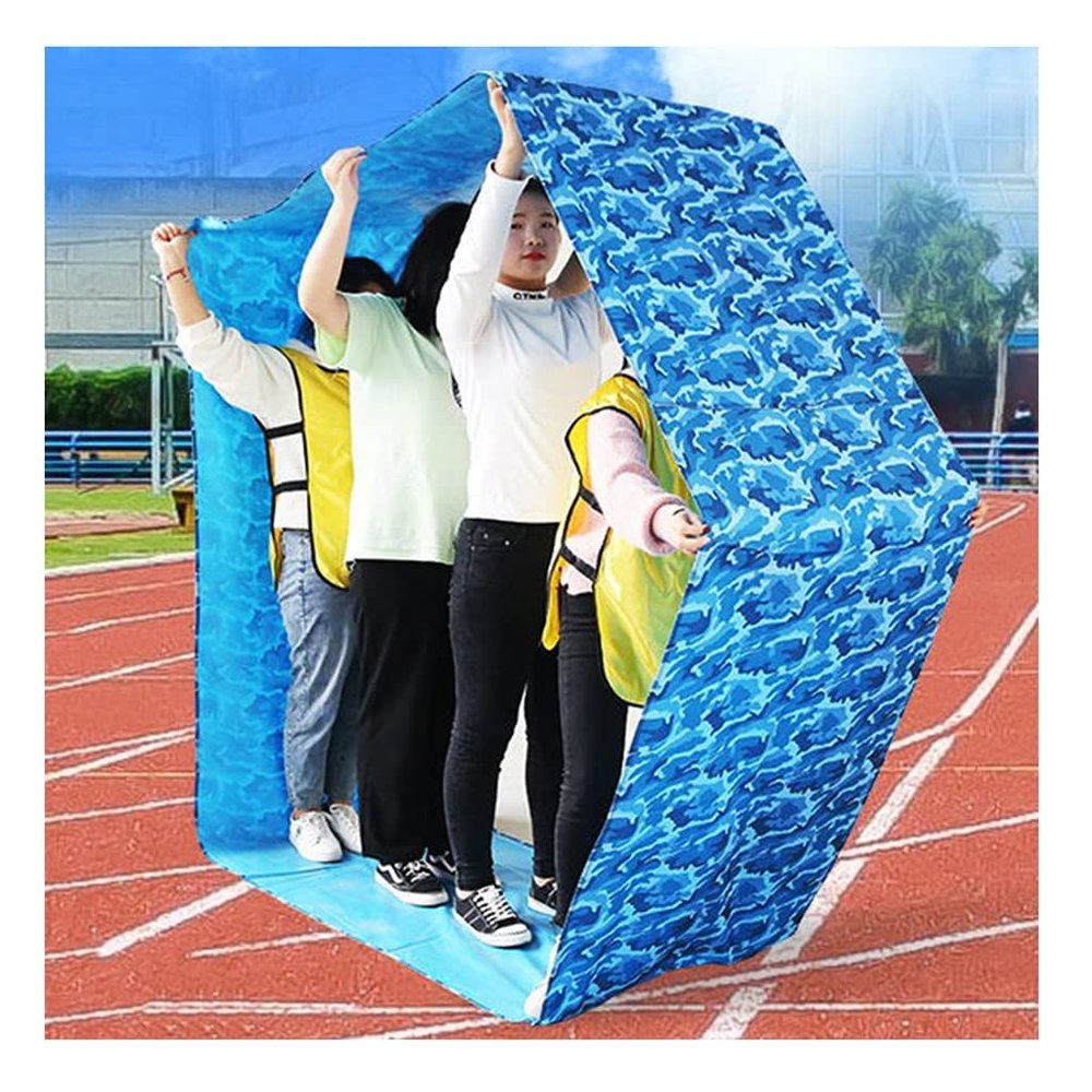 Playing Run Mat Indoor Outdoor Lawn Games - Running Mat, Waterproof and Wear-Resistant Oxford Cloth Team Game Props (Size : 6x0.3m)