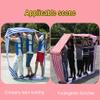 Playing Run Mat Oxford Cloth Running Mat, Multiplayer Cooperative Game Props, Suitable for Adults and Children, Red White Stripes (Size : Adult-11M//36FT) view 3