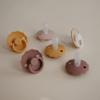 FRIGG Daisy SilkySoft Silicone Baby Pacifier | Made in Denmark | BPA-Free (Rose Gold/Honey Gold, 6-18 Months) view 4