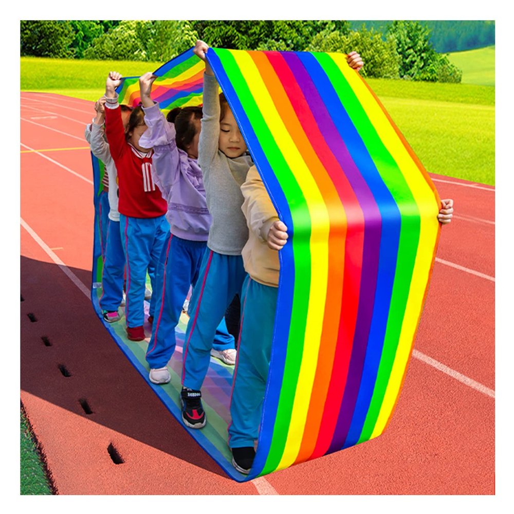 Playing Run Mat Kids Adult Teamwork Carnival Game, Parent-Child Game Props for School Kindergarten Nursery Group Activities, for Indoor and Outdoor (Size : Kids/8m)