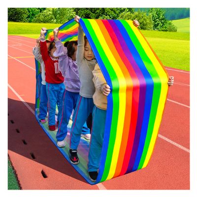 Playing Run Mat Kids Adult Teamwork Carnival Game, Parent-Child Game Props for School Kindergarten Nursery Group Activities, for Indoor and Outdoor (Size : Kids/4m)