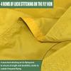 Dont Tread on Me Flag Double Sided 4x6 Outdoor- Heavy Duty Gadsden Don't Tread on Me Flags Banner with 2 Brass Grommets 4 Rows Stitched view 4