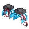 RC Remote Control Car Engine Motor Heatsink 540 Brushed Motor Fan with Heatsink RC Accessory(Blue) view 1