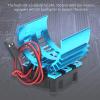 RC Remote Control Car Engine Motor Heatsink 540 Brushed Motor Fan with Heatsink RC Accessory(Blue) view 3