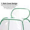 XingYunEr Outdoor Pop-up Large Insect and Butterfly Net Habitatwith Rainproof top Cover Increase Survival Rate, Windproof Trapezoidal DesignCollapsible Caterpillar Growing Mesh Cage Terrarium view 2