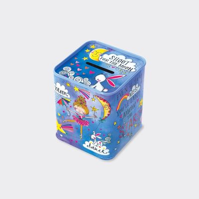 Rachel Ellen Moon Dance Money Box, 92mm x 77mm x 77mm