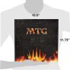 UniKeep Card Storage Case for Magic The Gathering Game with 20 Playing Card Pages - Holds up to 360 MTG Cards (Flames) view 3