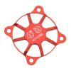 Dilwe RC Cooling Fan Cover, RC Cooling Fan Cover 40x40mm Aluminium Alloy Protective Accessory Part Electric Motor Cooling Fan Cover for RC Car Boat Motor(Red) view 1