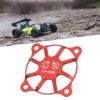 Dilwe RC Cooling Fan Cover, RC Cooling Fan Cover 40x40mm Aluminium Alloy Protective Accessory Part Electric Motor Cooling Fan Cover for RC Car Boat Motor(Red) view 4