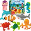 Craftorama Sewing Kit for Kids, Fun and Educational Sea Animal Craft Set for Boys and Girls Age 7-12, Sew Your Own Felt Animals Craft Kit for Beginners, 165 Piece Set view 1