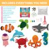 Craftorama Sewing Kit for Kids, Fun and Educational Sea Animal Craft Set for Boys and Girls Age 7-12, Sew Your Own Felt Animals Craft Kit for Beginners, 165 Piece Set view 2