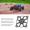 Dilwe RC Cooling Fan Cover, RC Cooling Fan Cover 40x40mm/1.57 x 1.57in Motor Cooling Fan Cover Aluminium Alloy Protective Accessory Part for Motor(Black) view 3