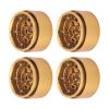 1.9Inch Beadlock Wheel, 4 Pcs Brass Heavy Crawler RC Wheel for SCX10 90046 AXI03007 D90 D110 TF2 1/10 RC Car view 1