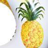 Rae Dunn x Coconut Float Pineapple Pattern Ring Float - Adult Size Large 48 Inch Inflatable Raft & Durable Water Inner Tube - Stable Ride-On for Summer Parties & Swim Events view 3