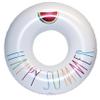 Rae Dunn x CocoNut Float Colorful Happy Summer Theme Ring Float - Adult Size Large 48 Inch Inflatable Raft & Durable Water Inner Tube - Stable Ride-On for Summer Parties & Swim Events view 1
