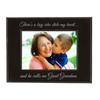 CustomGiftsNow There's a boy who Stole My Heartand he Calls me Great Grandma Laser Engraved Faux Leather Black Leatherette Wall Hanging/Tabletop Picture Group Family New Grandchild Baby Photo Frame view 1
