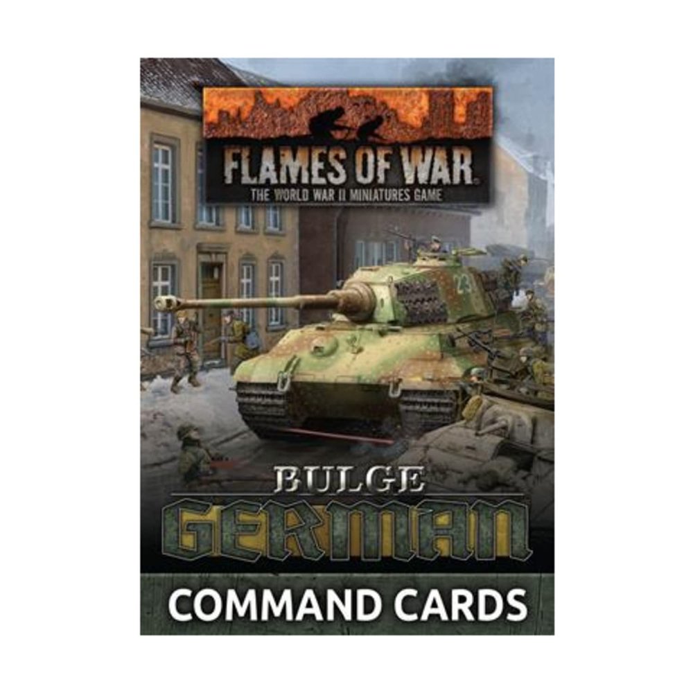 Battlefront Miniatures Flames of War WW2: Bulge - German Command Cards