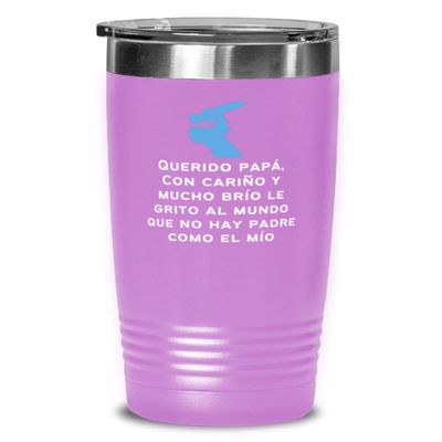Querido papa, Con carino y mucho brio le grito al mundo que no hay padre como el mio.