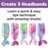 Creativity for Kids Ice Dye Headbands Craft Kit - Create 5 DIY Tie Dye Headbands, Arts and Craft Tie Dye Kit, Gifts for Kids Age 7, 8-12+ view 2