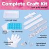 Creativity for Kids Ice Dye Headbands Craft Kit - Create 5 DIY Tie Dye Headbands, Arts and Craft Tie Dye Kit, Gifts for Kids Age 7, 8-12+ view 3