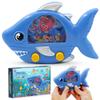 YoYa Toys Aqua Rings Shark Handheld Game for Kids - Retro & Nostalgic Car Activity - Portable Travel Game - Great Shark Gift & Party Favors view 1