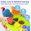 SunnyPal Toys for 1 Year Old Boy Birthday Gift, 9 in 1 Multifunction Music Workbench Learning Toy for Toddlers 1-3, Baby Toys 12-18 Months with Early Educational Sound Shape, Easter Basket Stuffers view 3