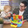 SunnyPal Toys for 1 Year Old Boy Birthday Gift, 9 in 1 Multifunction Music Workbench Learning Toy for Toddlers 1-3, Baby Toys 12-18 Months with Early Educational Sound Shape, Easter Basket Stuffers view 4