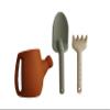Marlowe & Co Silicone Gardening Set, Garden Tools and Beach Toys for Children (Terracotta) view 1